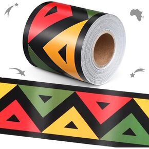 Sabary 68.9 Feet Juneteenth Day Bulletin Board Border June 19th Rolled Chalkboard Wall Decor for Patriotic Freedom Independence Day Decorations