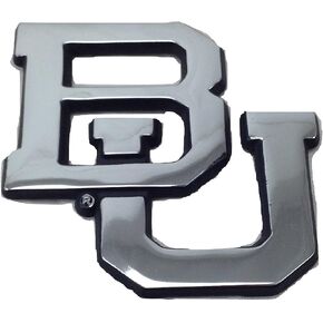 Baylor University Bears Chrome Plated Premium Metal BU Emblem Car Truck Motorcycle NCAA College Logo
