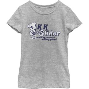 تي شيرت Kk Slider Shredded Nothing Gained Distressed للأطفال من Animal Crossing