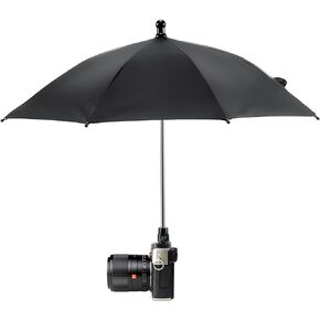 Camera Umbrella with Hot Shoe（19.68inch), Camera Rain Cover, Protector Sunshade, Protects Camera from Rain, Camera Accessories, Waterproof Camera Accessory for DSLR Mirrorless Canon Sony Nikon Fuji
