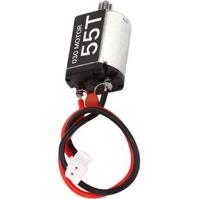 RC Car Motor, Metal Brush Motor Low Noise Lightweight 030 55T Brushed Motor with 11T Gear Compattible with SCX24 1/24