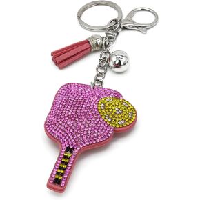 Pickleball Gifts for Pickleball Lovers, Women Pickleball Keychain Accessories, Decorative Keychain for Pickleball bag
