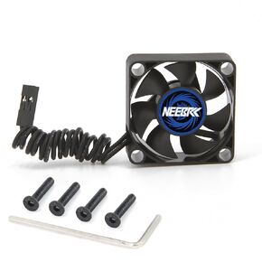 Motor Cooling Fan Dual Ball Bearings, Heatsink High Speed, 35x35x10mm for 1/10 1/8 Brushless Motor RC Car Part 36 42 Series 3660 3650 3670 540 550