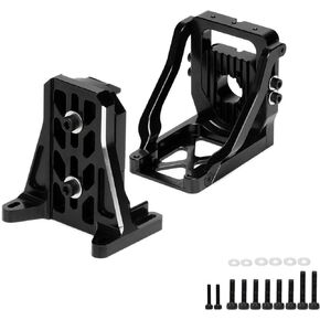 RC Motor Mount for TRAXXAS, Aluminum Alloy Front & Rear RC Motor Mount Bracket for Traxxas X-Maxx 6S 8S / XRT 8s Upgrades Part(black)