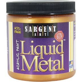 طلاء أكريليك معدني سائل من سارجنت آرت، 8 أونصة (ذهبي أزتيك) in Kuwait