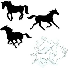 LZBRDY Bear Footprints Embossing Cutting Dies Stencil for Card Making and Scrapbooking Birthday Christmas Craft Die Cuts