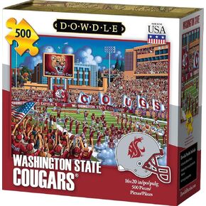 Dowdle Jigsaw Puzzle - Washington State Cougars - 500 Piece