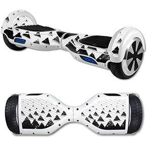 MightySkins Carbon Fiber Skin for Self Balancing Mini Scooter Hover Board - Abstract Black | Protective, Durable Textured Carbon Fiber Finish | Easy to Apply | Made in The USA