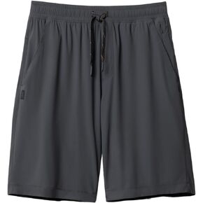 Rhone 9" Pursuit Short - Mens Unlined Workout Short, Lightweight, All-Way Stretch Gym Short with Secure Zipper Pocket (Asphalt, Medium)