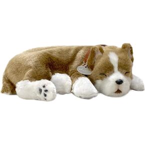 Original Petzzz Pit Bull Realistic, Lifelike Stuffed Interactive Pet Toy, Companion Pet Dog with 100% Handcrafted Synthetic Fur