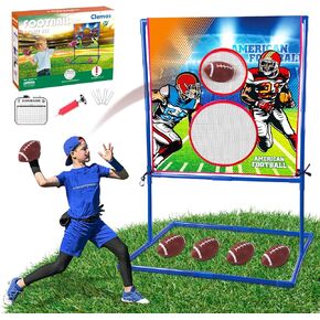 Throwing Target Game - American Football - Football Gifts for Kids 6-8 Boys 8-12 - Inspired Outdoor Fun for Children | Teenager | All Ages Perfect for Parties, Gatherings, and Family Events