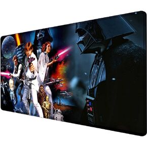 Large Mouse Pad, Desk Mat XXL Extended Gaming Mouse Pad, Big Computer Keyboard Mouse Mat with Non-Slip Base and Stitched Edge Desk Pad Desk Cover Desk Accessories (31.5" x 15.7")
