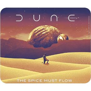 ABYSTYLE Dune The Spice Must Flow Mousepad 9.25" L x 7.7" H Non Slip Rubber Mouse Pads Office Desktop Computer Accessories Square Mouse Mat Gift