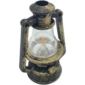 Miniature Lamps, Retro Oil Lantern Scene Ornaments Dollhouse Miniature Scene Model Hurricane Lantern Kerosene Lamp Furniture Decoration