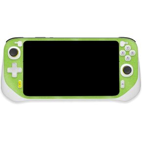 MightySkins Glossy Glitter Skin Compatible with Logitech G Cloud Gaming Handheld - Solid Lime Green | Protective, Durable High-Gloss Glitter Finish | Easy to Apply | Made in The USA