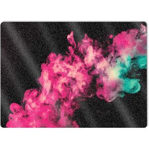 MightySkins Glossy Glitter Skin Compatible with Microsoft Surface Laptop 5 15" Full Wrap Kit - Magenta Smoke | Protective, Durable High-Gloss Glitter Finish | Easy to Apply | Made in The USA