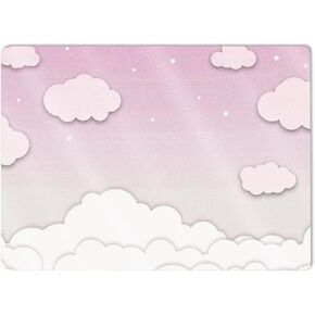 MightySkins Glossy Glitter Skin Compatible with Microsoft Surface Laptop 5 15" Full Wrap Kit - Baby Clouds | Protective, Durable High-Gloss Glitter Finish | Easy to Apply | Made in The USA