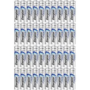 Energizer 40AA Ultimate Lithium Long Lasting Leakproof Batteries