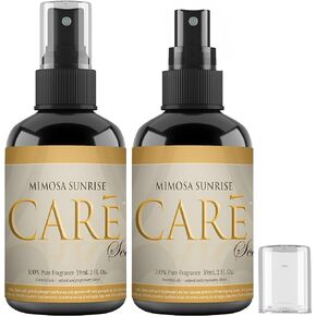 CARe Car Spray Freshener - Luxury Car Air Freshener - Long Lasting Car Air Fresheners and Car Scents to Freshen Up Car - 2oz Automotive Air Fresheners (Mimosa Sunrise Scent, 2 Pack)