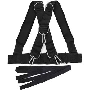 MOOCY Sled Harness, Weight Speed Sled Workout Tire Pulling Harness Resistance and Assistance Trainer Physical Training Resistance Rope Football Training Equipment Harness for Women