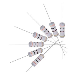uxcell 20Pcs 300 Ohm Resistor, 3W 5% Tolerance Metal Oxide Film Resistors, Lead, Flame Proof for DIY Electronic Projects and Experiments