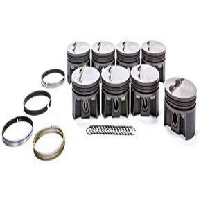 MAHLE Original Piston and Ring, PowerPak, Forged, 4.040 in Bore, 1.0 x 1.0 x 2.0 mm Ring Groove, Minus 5.0 cc, Small Block Chevy, Kit