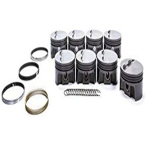 MAHLE Original Piston and Ring, PowerPak, Forged, 4.060 in Bore, 1.0 x 1.0 x 2.0 mm Ring Groove, Minus 5.0 cc, Small Block Chevy, Kit