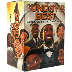 Kinfolk Sunday's Best Christian Taboo-Style Bible Trivia Game, Bring Church Groups, Family Nights, and Study Sessions Together for Wholesome, Faith-Focused Fun