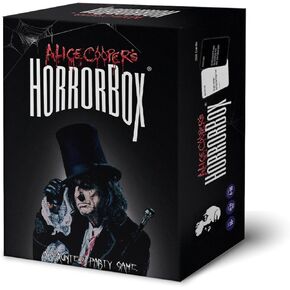 Alice Cooper's HorrorBox Horror Movie Party Game - Hilarious and Spooky Card Game for Parties, Family Game Night, and Fans of Scary Movies - Ages 14+, 4-10 Players - by Fitz Games