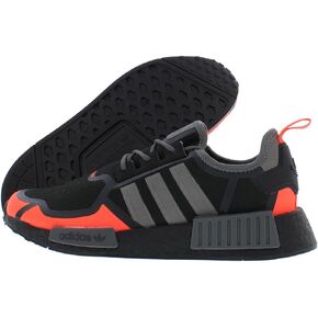 adidas NMD_R1 Mens Shoes Size 14, Color:Black/Orange-Black