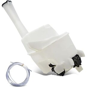 DNA Motoring OEM-WT-TO1288175 Factory Style Windshield Washer Fluid Reservoir Assembly Compatible with 2004-2014 Sienna w/Fluid Level Sensor & Dual Pumps