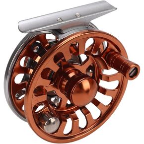 Fly Fishing Reel Efficient Braking 3 Bearings 2 Colors Adjustment CNC Processing 3/4 Fly Reel for Outdoor Fishing