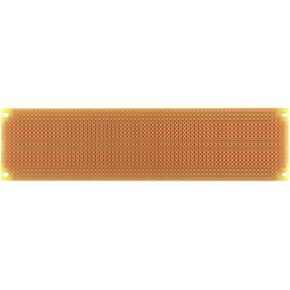 SB830 Solderable PC BreadBoard, 1 Sided PCB, Matches 830 tie-Point breadboard with Power Rails, 7.25 x 1.85in (184.2 x 47.0mm)