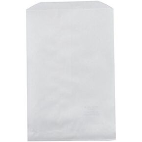 100 Pack White Kraft Paper Bags, 4 x 6, Good for Candy, Cookies, Arts Crafts Items, Party Favor, Sandwich, Jewelry Merchandise- by RJ Displays