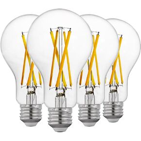 FLSNT 150W Equivalent Dimmable A21 LED Light Bulbs, 2650Lumens, Efficient 18W, 3000K Warm White, E26 Base, 4 Pack