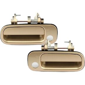 OCPTY Door Handles Exterior Front Driver Passenger Side Replacement fit 1992-1996 for Camry Outside Door Handles Beige(2pcs)