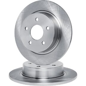 R1 Concepts Rear Brake Rotor Kit |Brake Rotors| Brake Disc| Fits 1990-2008 Saab 9-2X; Subaru Forester, Impreza, Legacy