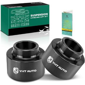YHTAUTO 2 inch Rear Leveling Lift Kit, Aluminum Strut Spacers Compatible with 2009-2023 Dodge Ram 1500, RWD/4WD, Suspension Leveling Kit Set of 2