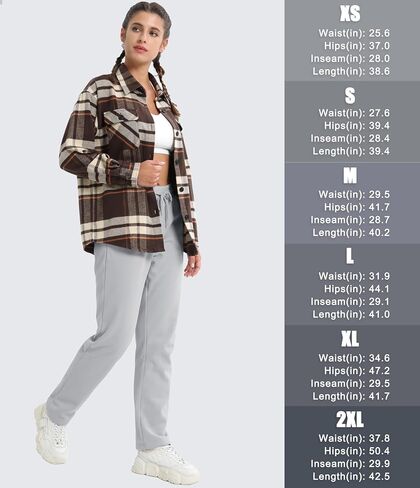 MAGCOMSEN Women's Sherpa Lined Sweatpants Winter Warm Fleece Pants Water Resistant Thermal Pants for Lounge Outdoor Snow in Saudi Arabia