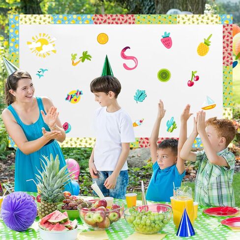 BeYumi Summer Beach Border Trim - 80Pcs Summer Wave Beach Pool Bulletin Board Borders Back to School Border Trim Decor Classroom Office Chalkboard White Board Poster Summer Holiday Party Decoration in Saudi Arabia