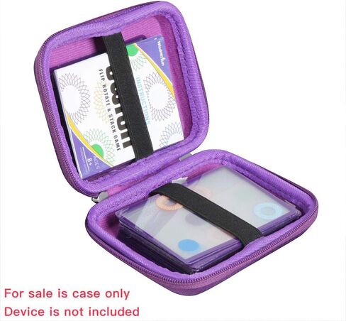 Hermitshell Travel Case for ThinkFun Swish - A Fun Transparent Card Game (Only Case) (Purple) in Saudi Arabia