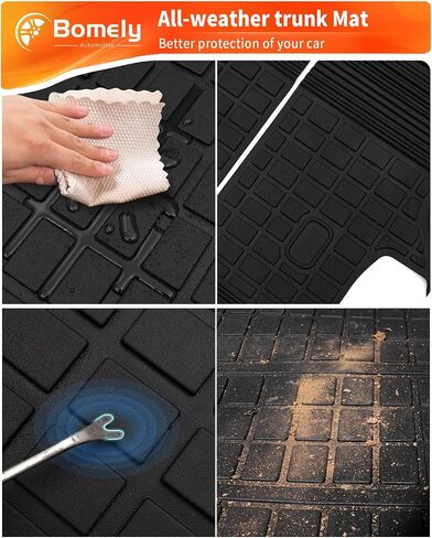 Cargo Mat Compatible with 2019-2024 Toyota Rav4 Trunk Mat TPE All Weather Cargo Liner Back Seat Cover Protector 2023 Rav4 Accessories (Cargo Mat with Backrest Mat) in Saudi Arabia