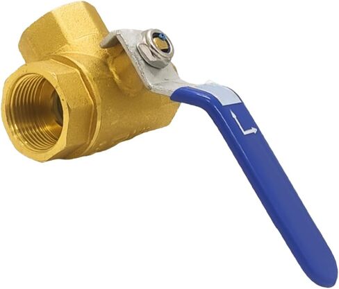 3 Way (L-Port) Brass Forged Ball Valve 1/2" G Female with Lever Handle in Saudi Arabia