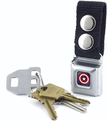 Buckle-Down Marvel Comics Keychain-Captain America Shield Full Color in Saudi Arabia