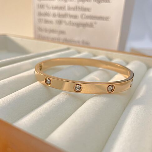 Bangle Bracelets for Women Stainless Steel Jewelry Love Gift for Girls in Saudi Arabia