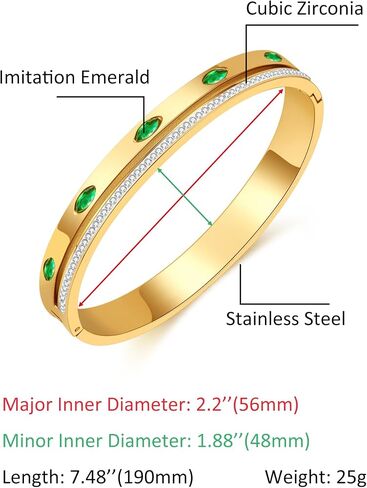 Bangle Bracelets for Women Stainless Steel Jewelry Love Gift for Girls in Saudi Arabia