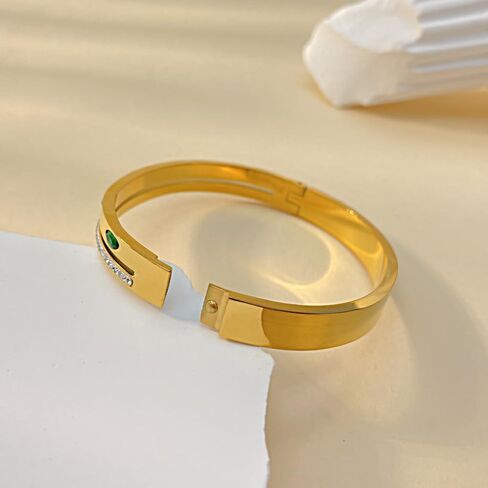 Bangle Bracelets for Women Stainless Steel Jewelry Love Gift for Girls in Saudi Arabia
