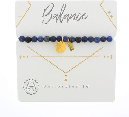 Ethos Bracelets with Sentiment Card (Dumortierite, Balance) in Saudi Arabia