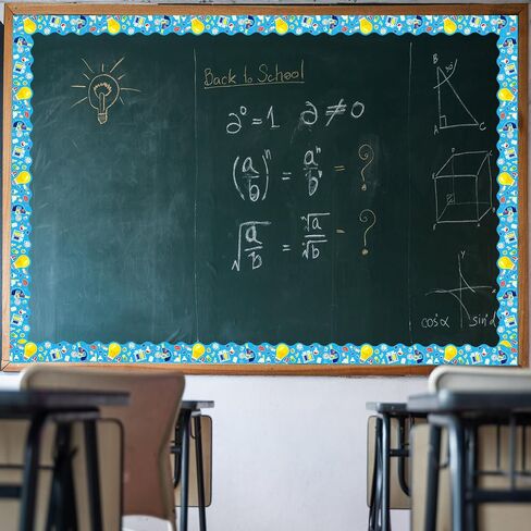 65 قدمًا لوحة إعلانات علمية لتزيين حدود الفصول الدراسية ومختبر العلوم ومستلزمات معرض العلوم ومستلزمات العودة إلى المدرسة والمكتب وحفلات المنزل in Saudi Arabia