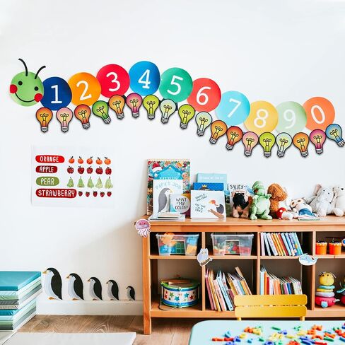 45pcs Light Bulb Bulletin Board Cutouts, Colorful Light Bulb Moments Classroom Wall Paper Decor Decorations Supplies Favors for Kids Students Teachers in Saudi Arabia